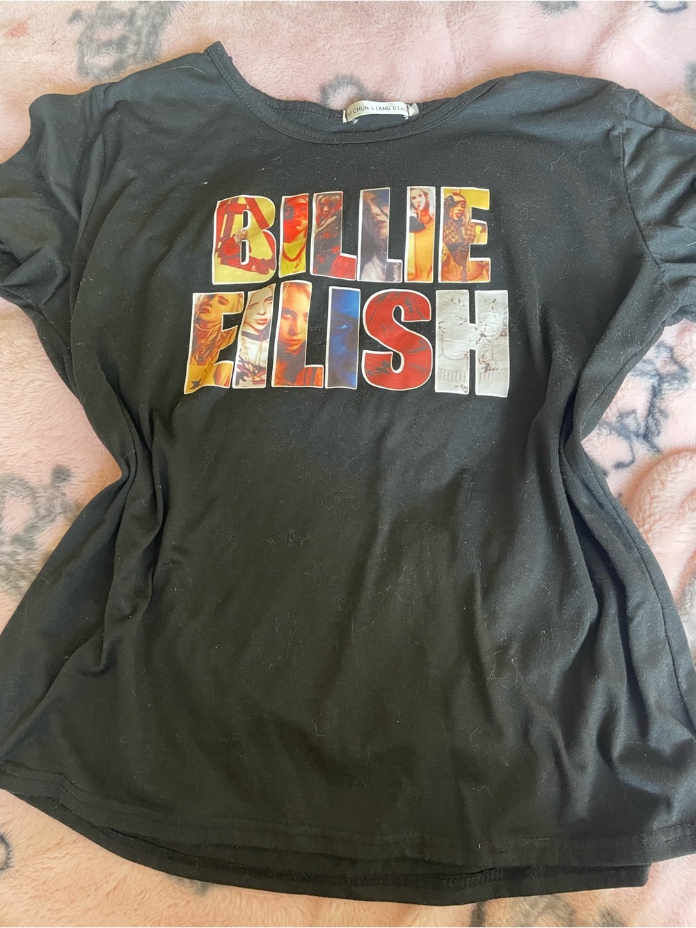 Billie Eilish Graphic Tee in Black